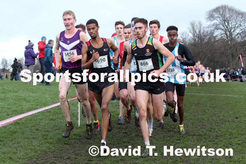 Mens long race  2020 BUCS Cross Country Champs., Edinburgh.  Photo: David T. Hewitson/Sports for All Pics